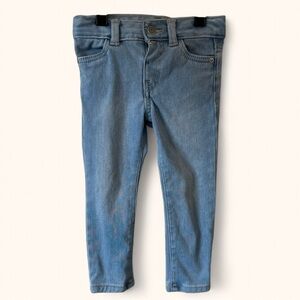2T Girl Cat & Jack Light Blue Denim Stretch Skinny Leg Jegging Toddler Jeans